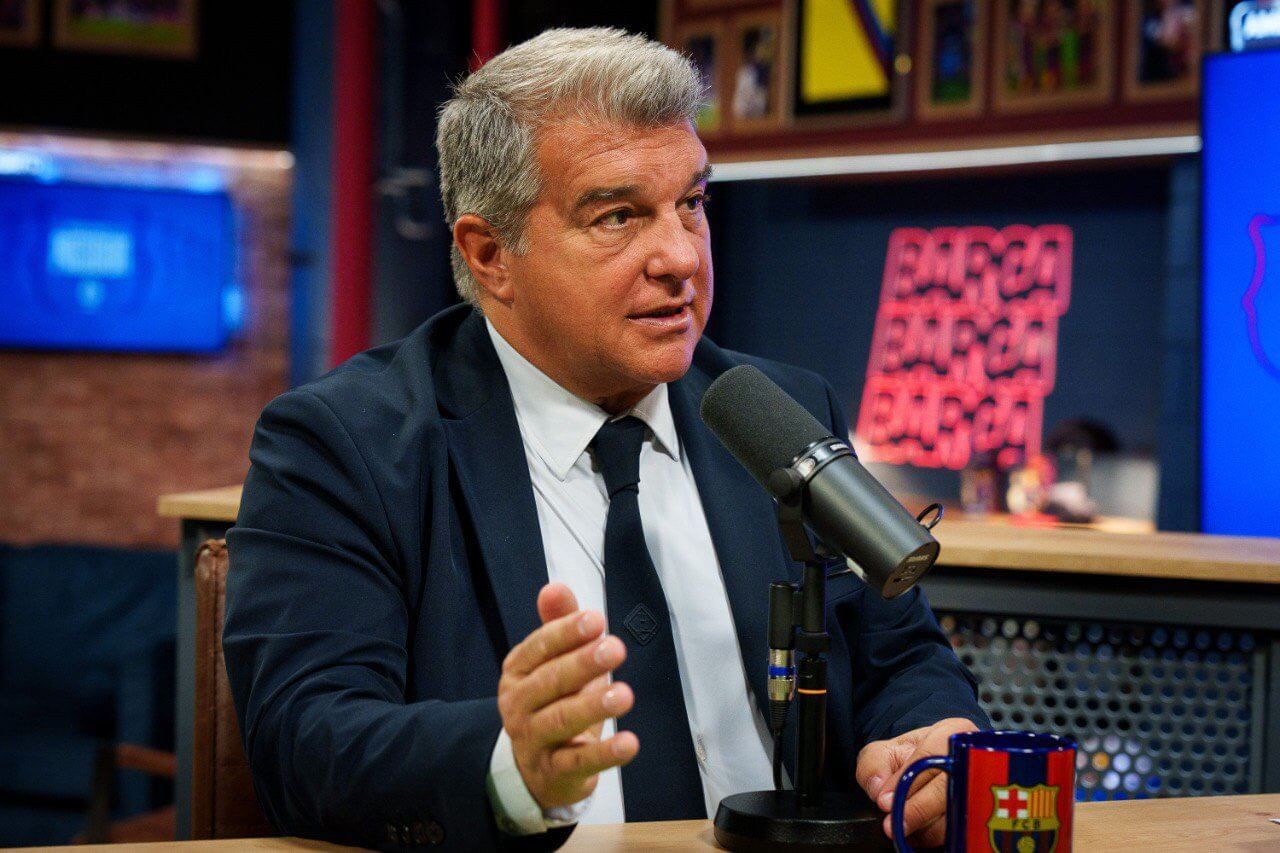 Joan Laporta en 'Barça One' (@fcbarcelona)