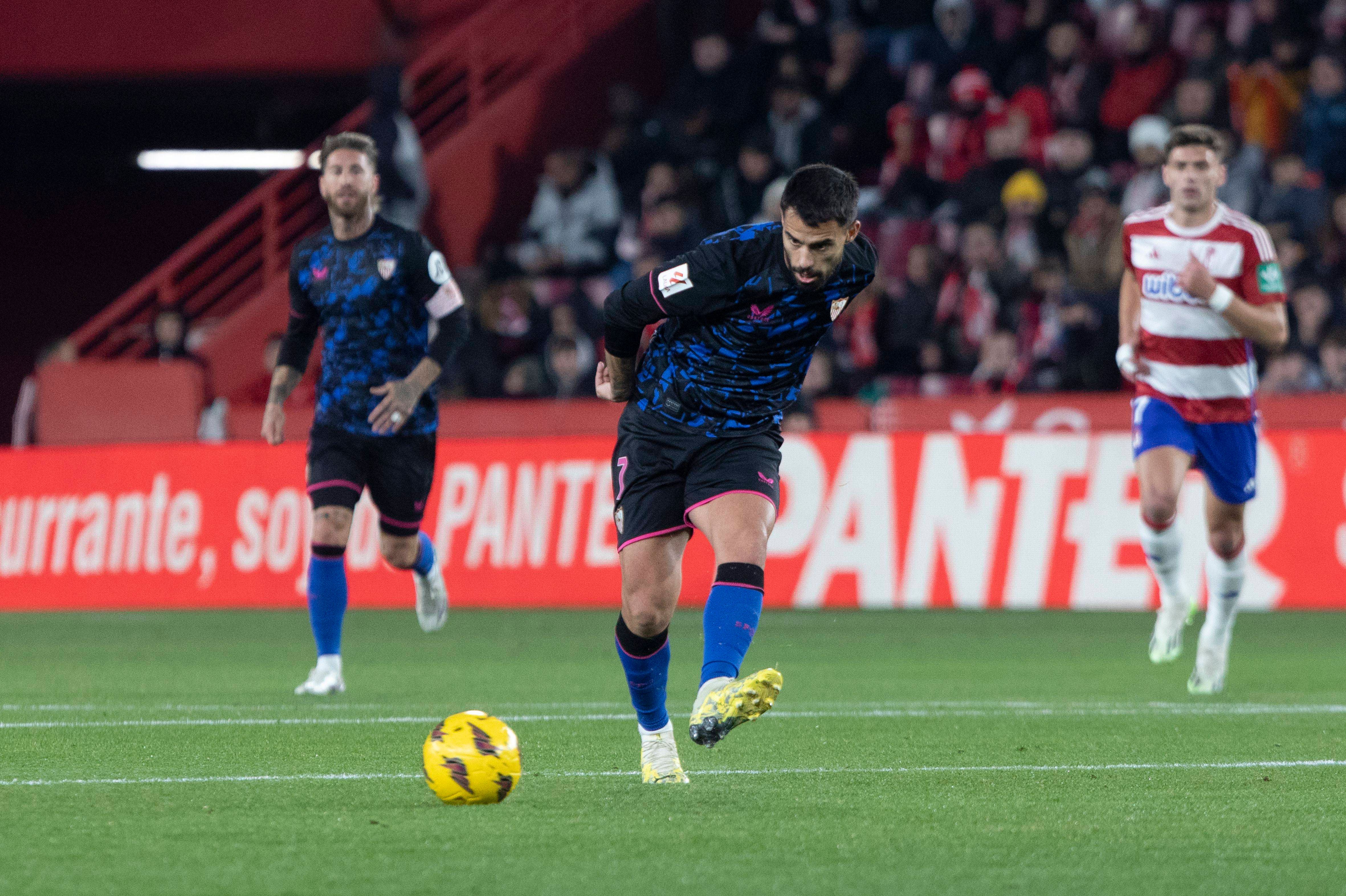  Suso, en el Granada-Sevilla.