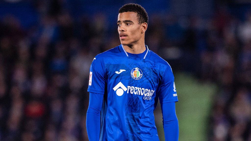  Greenwood durante un partido con el Getafe en LaLiga EA Sports