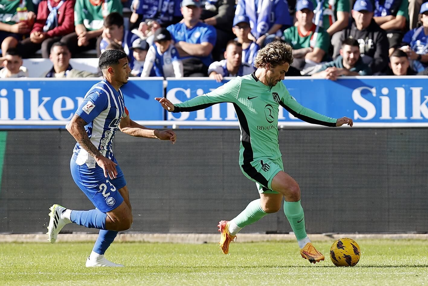 Griezmann, en el Alavés-Atlético.