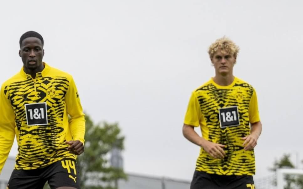  Soumaila Coulibaly con el Borussia Dortmund.