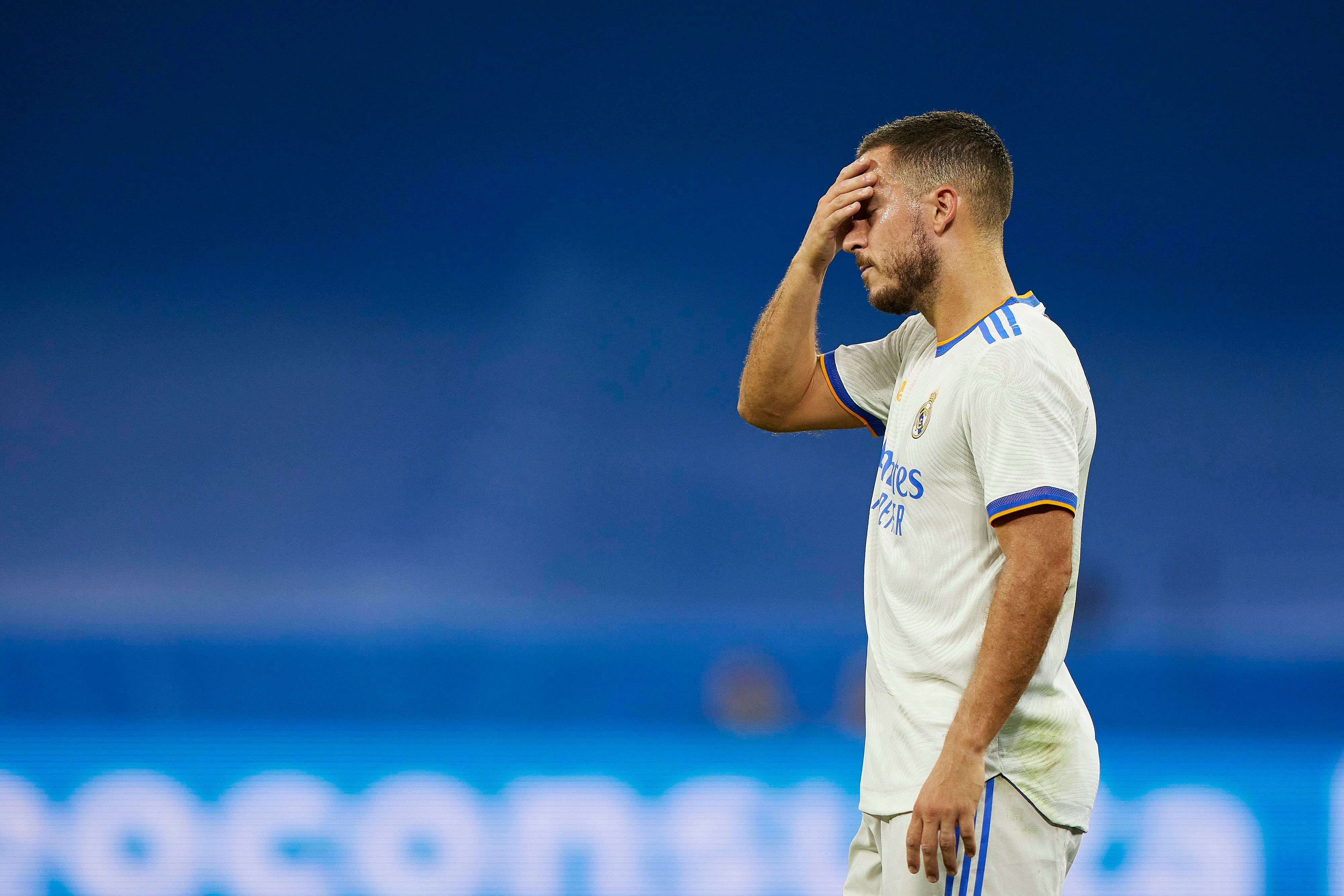  Eden Hazard, durante un partido con el Real Madrid.