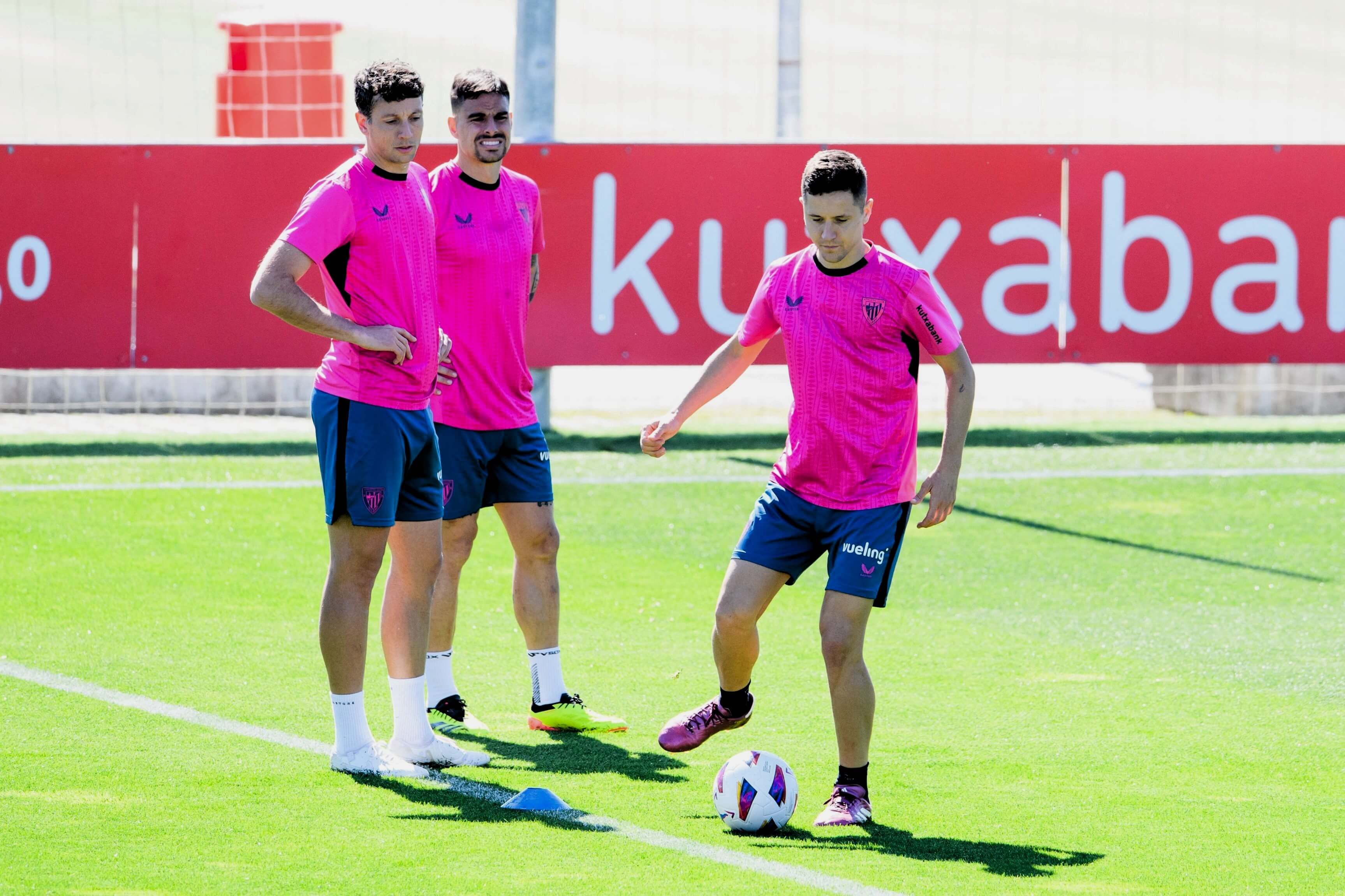  Ander Herrera, trabaja en Lezama con Vesga y Dani García.