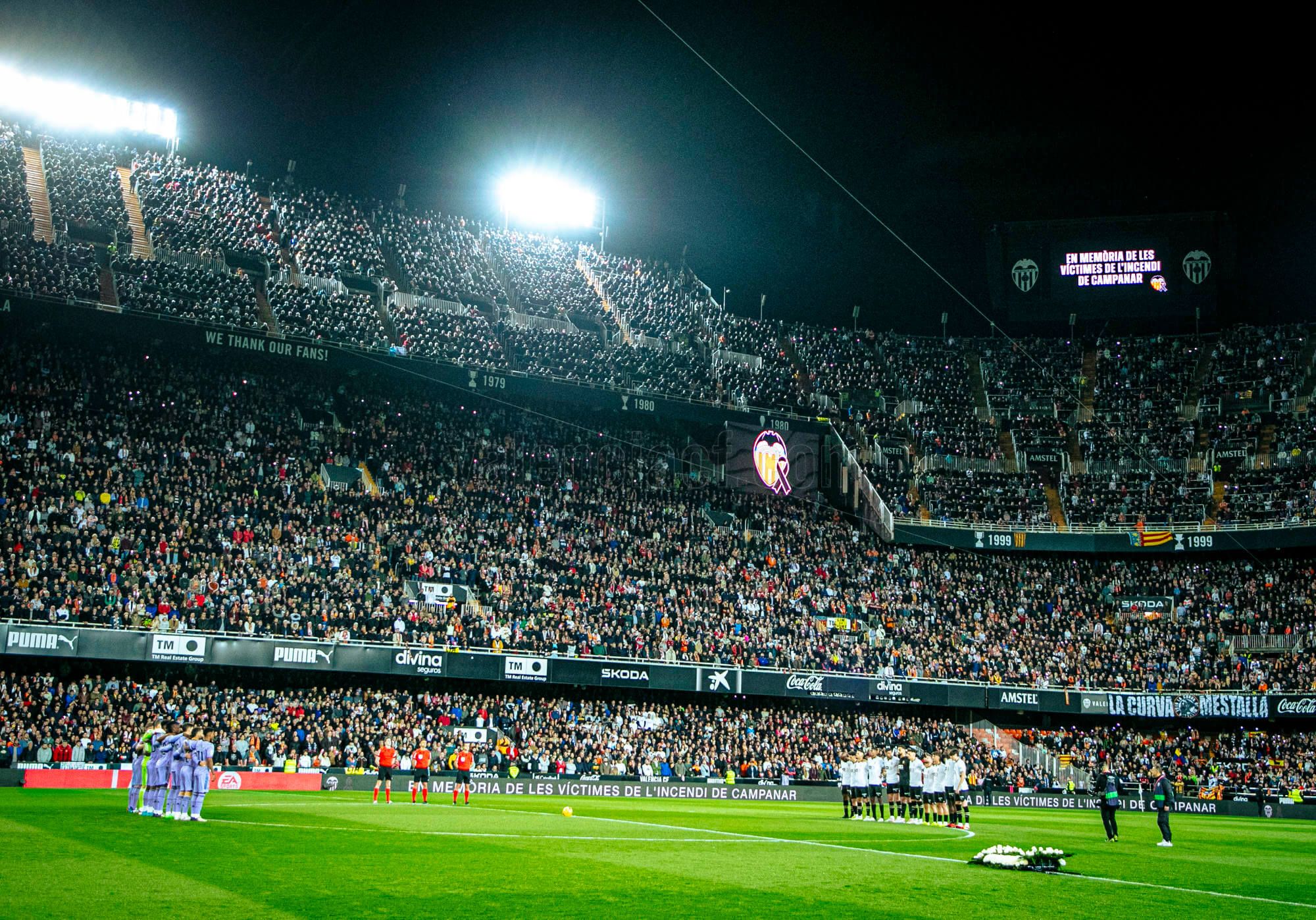 Homenaje por el incendio de Campanar.