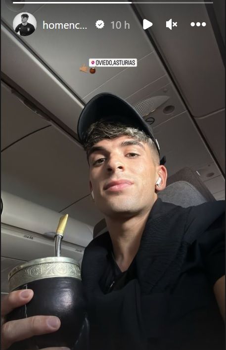 Santiago Homenchenko ya viaja a Oviedo.