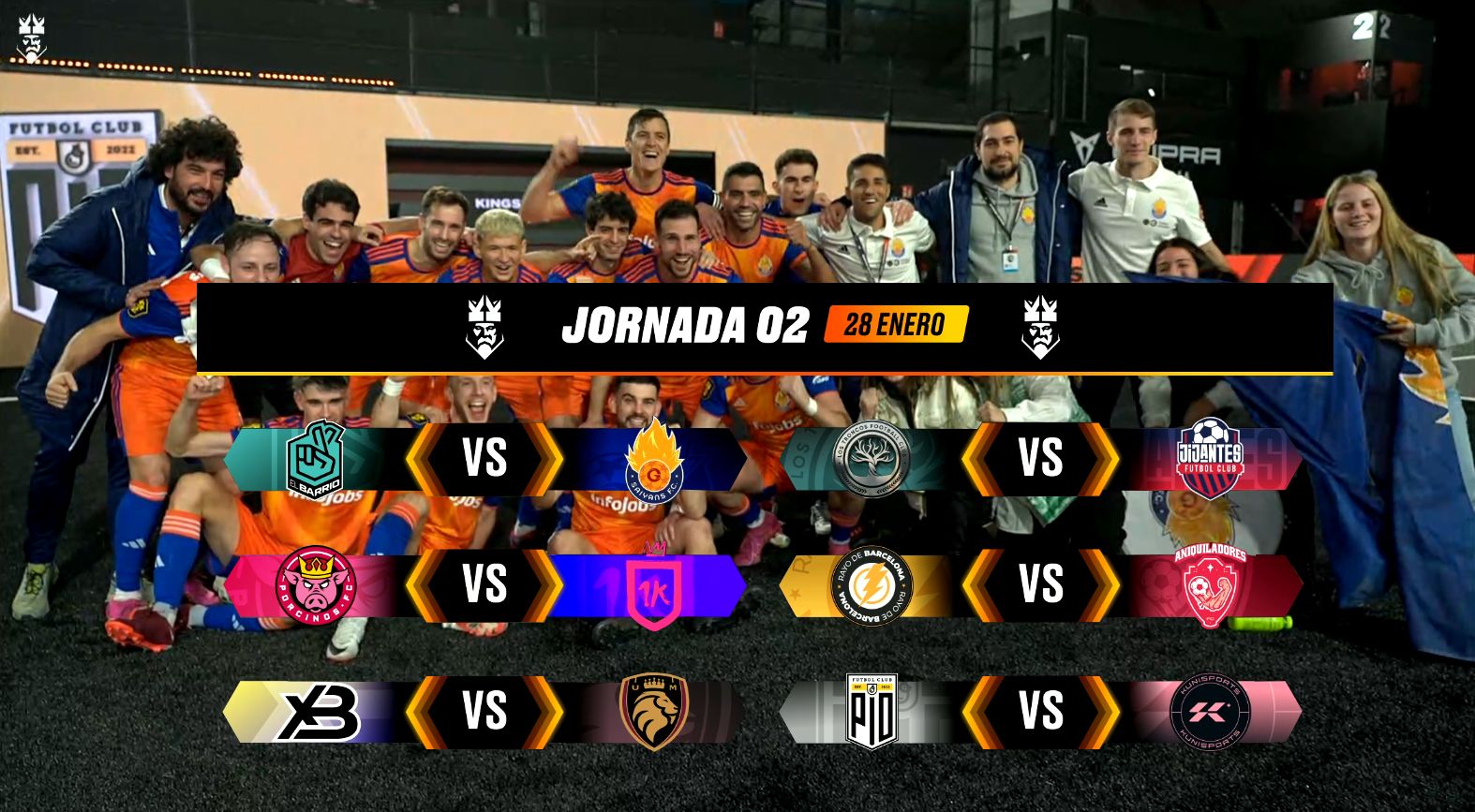  Horarios de la Jornada 2 de Kings League 2024
