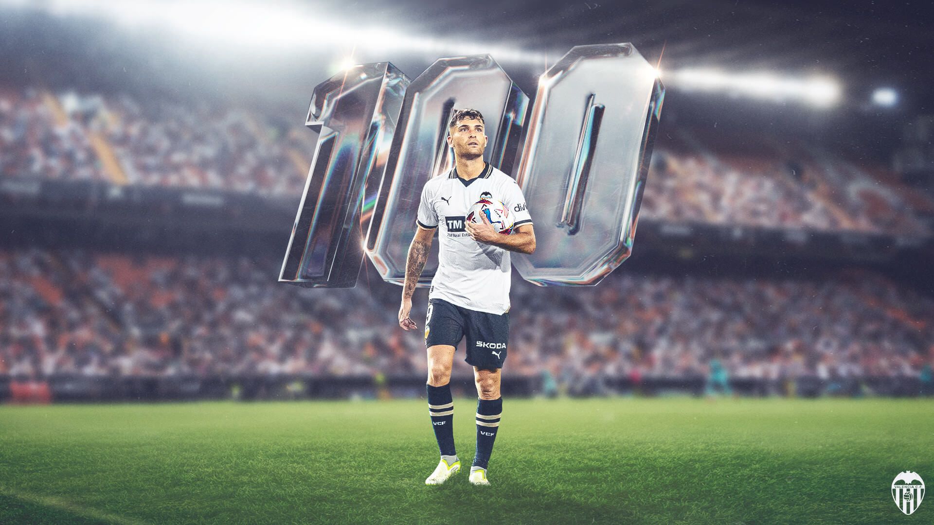 Hugo Duro cien partidos