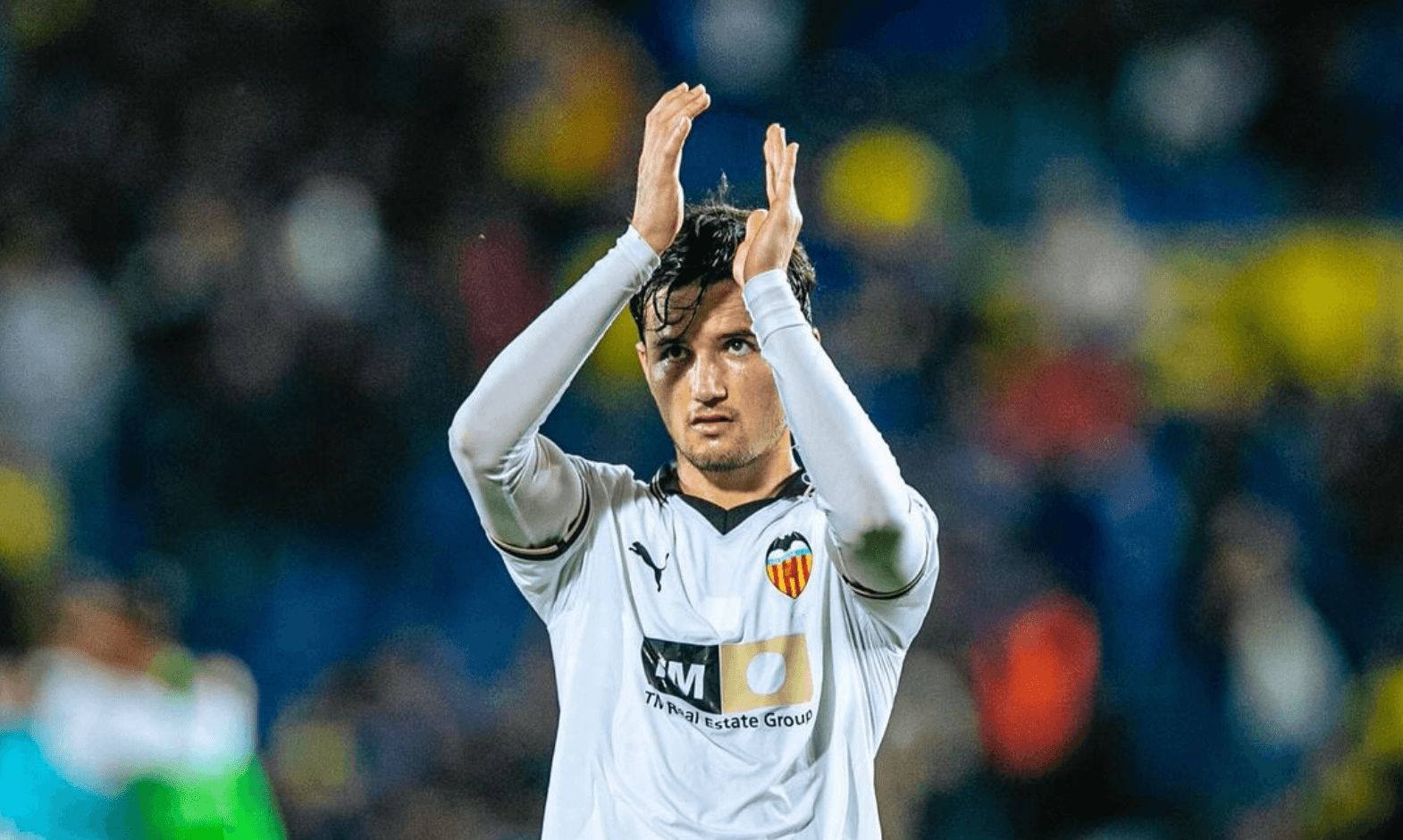  Hugo Guillamón, durante el UD Las Palmas - Valencia CF.