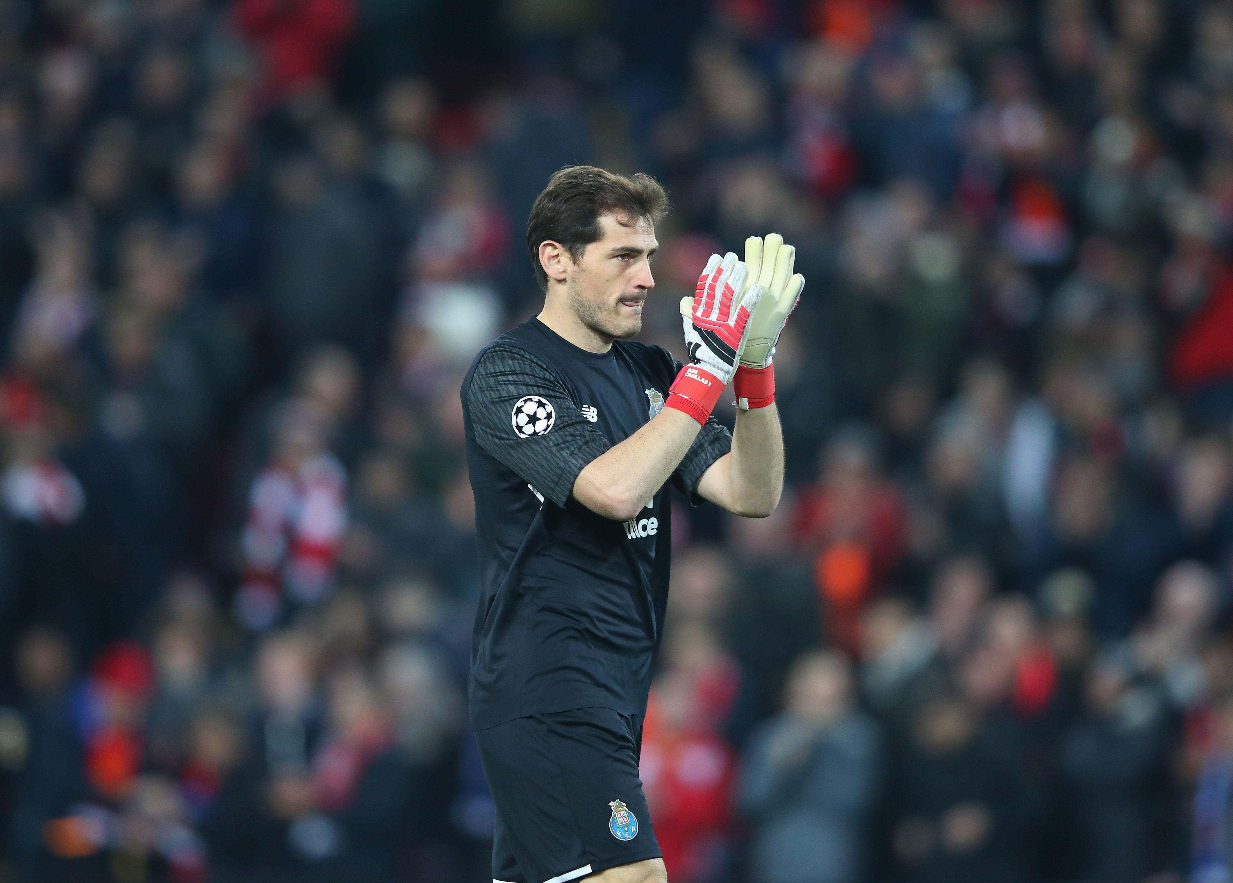 Iker Casillas, con el Oporto durante su última etapa en el fútbol.