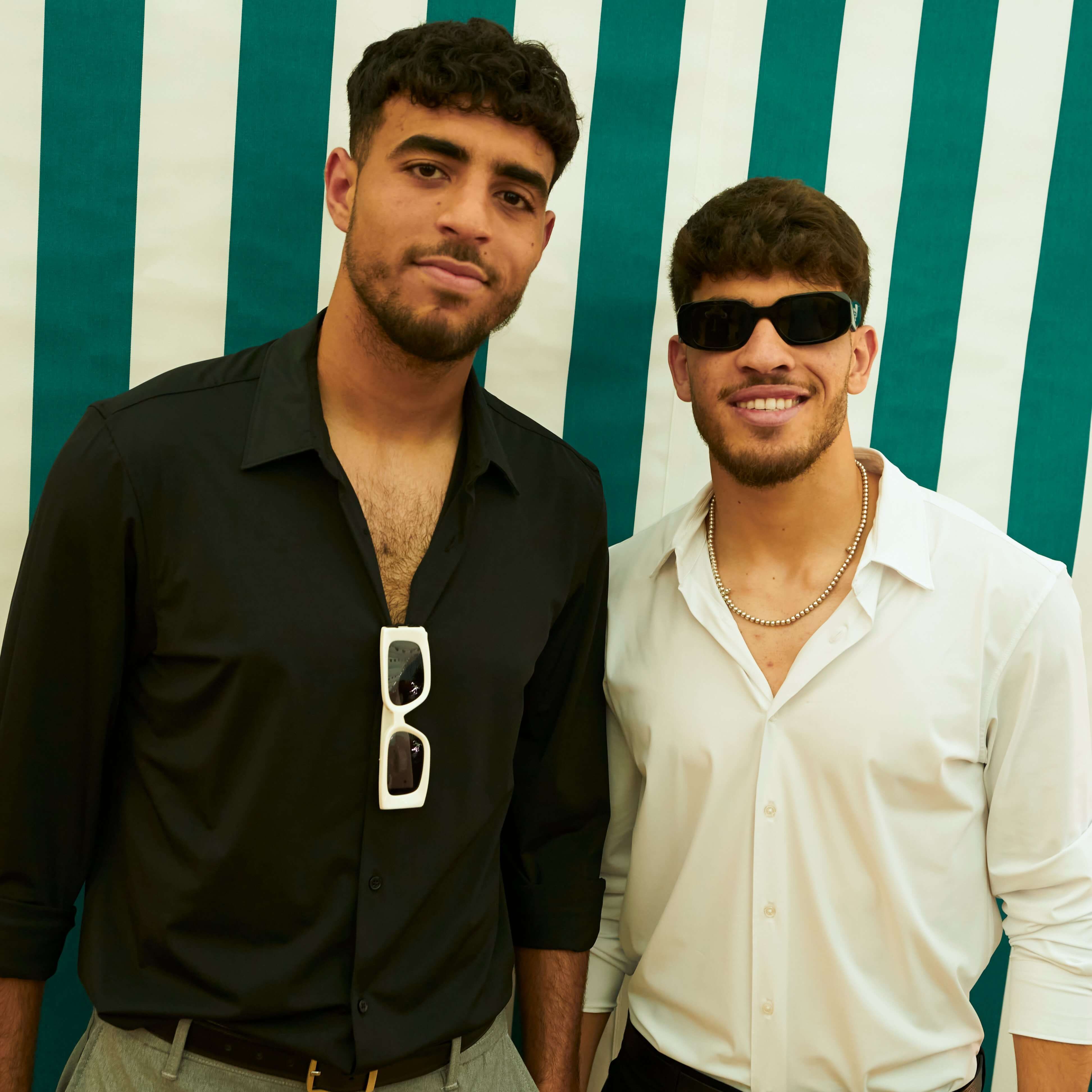  Chadi Riad y Abde en la Feria de Sevilla (RealBetis)