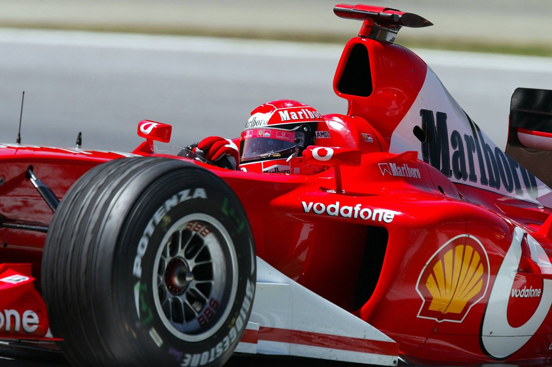 Michael Schumacher, durante una carrera en 2006.