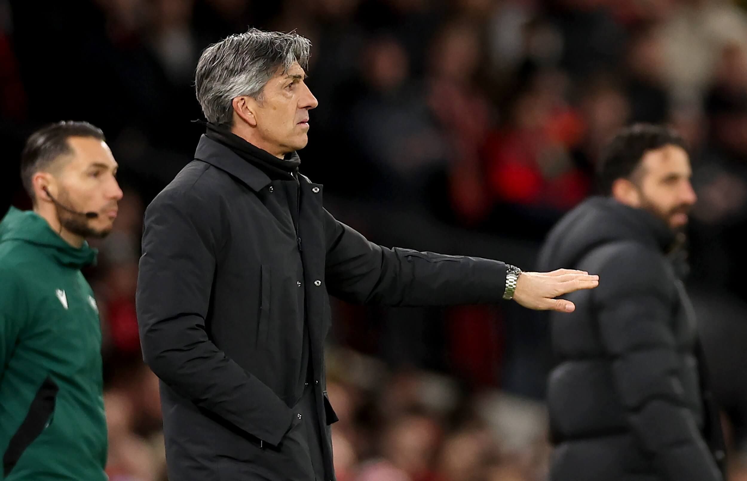  Imanol Alguacil, durante el Manchester United-Real Sociedad.