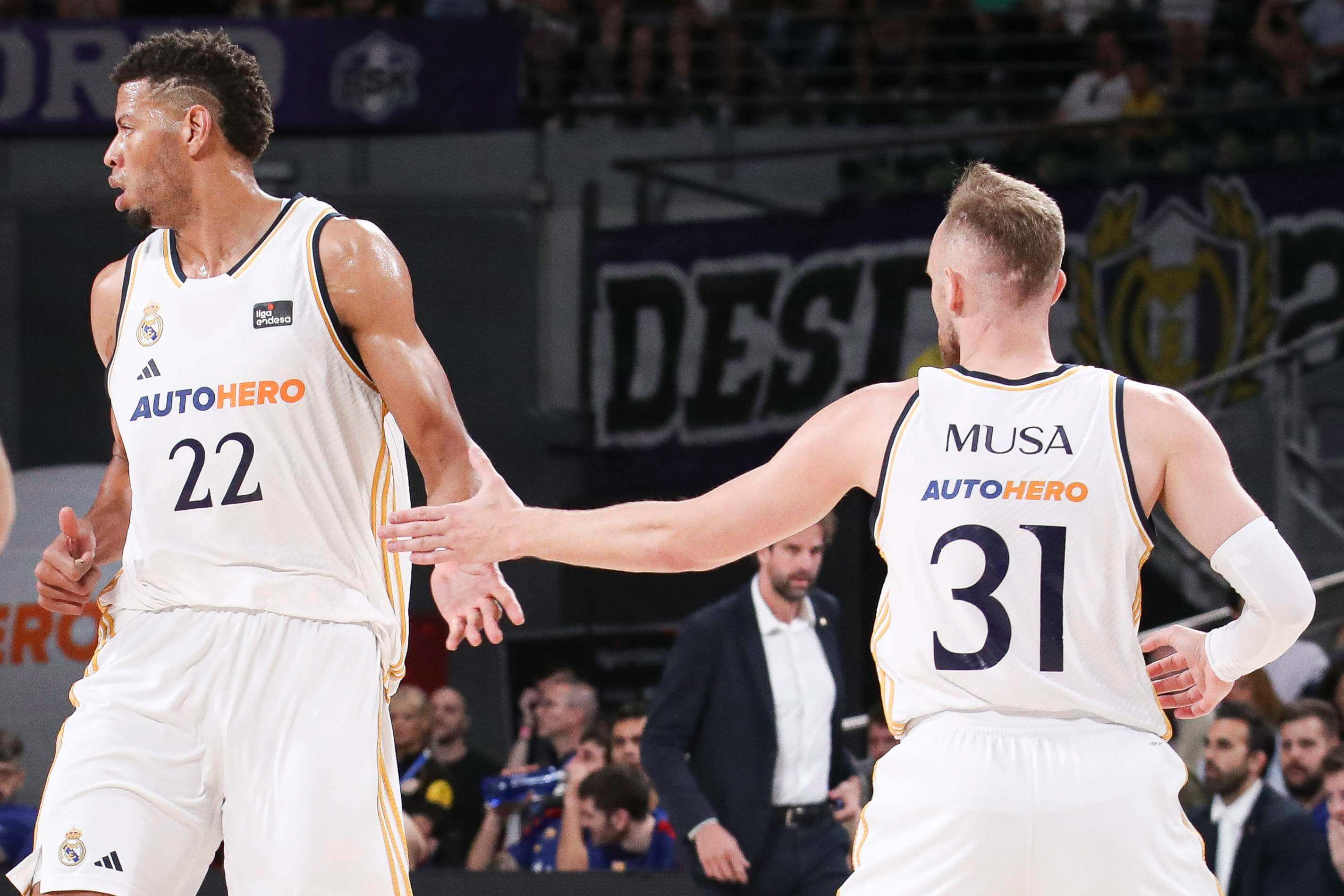 Eddy Tavares y Dzanan Musa en el Wizink Center