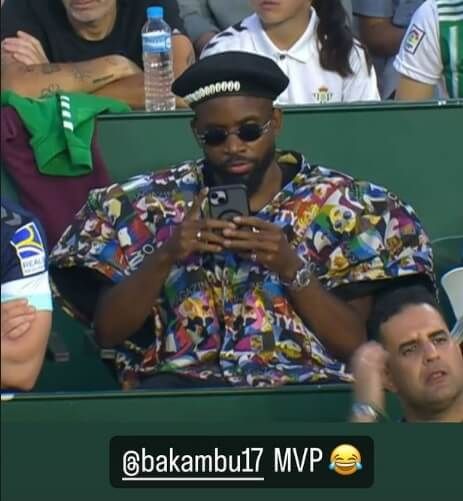 La publicación de Isco Alarcón sobre Bakambu.