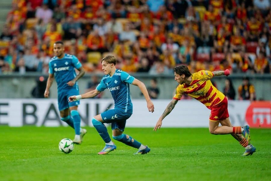  Jesús Rodríguez, en el Jagellonia-Betis.