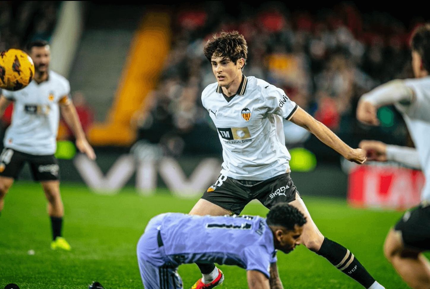 Javi Guerra contra el Real Madrid