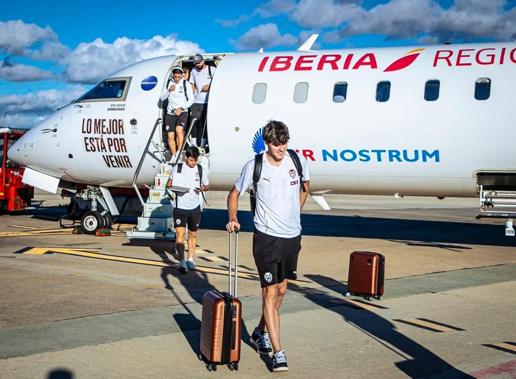  Javi Guerra, en la convocatoria del Valencia CF.