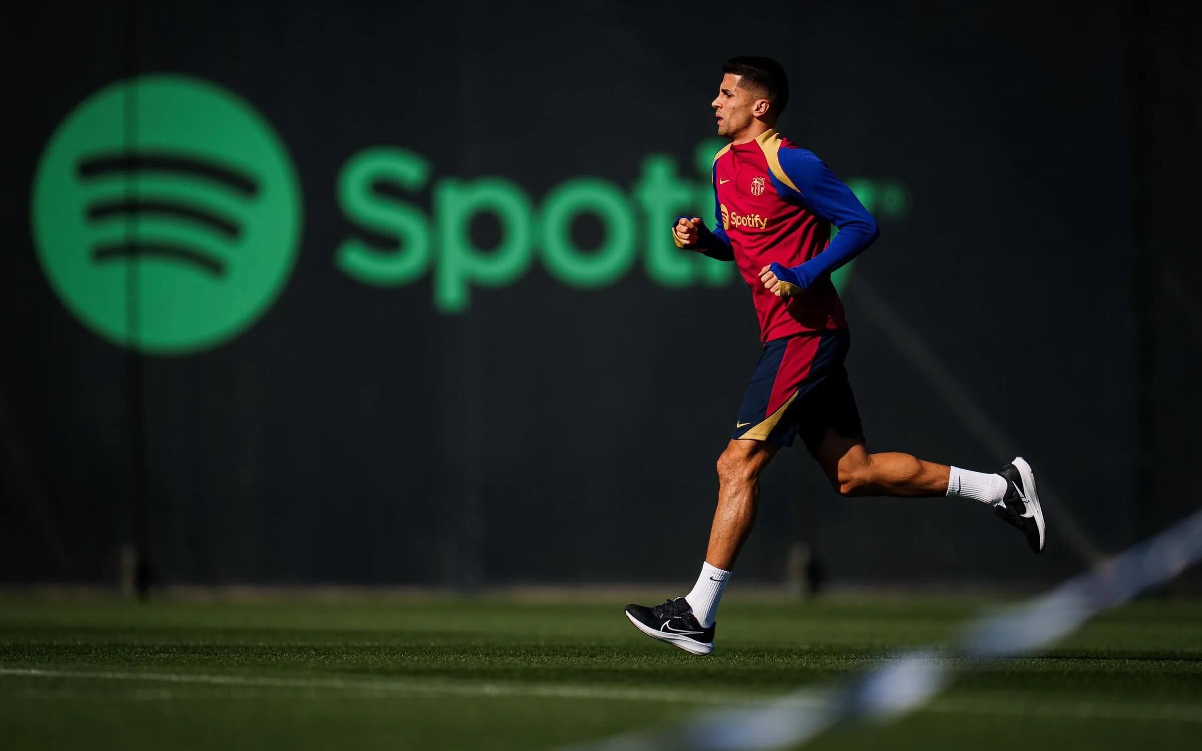  Joao Cancelo, en una sesión del Barcelona.