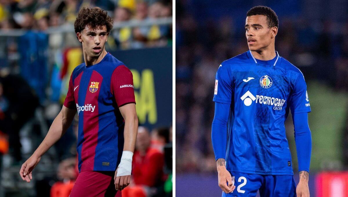 Joao Félix y Mason Greenwood, durante la pasada temporada. Joao Félix y Mason Greenwood, durante la pasada temporada.