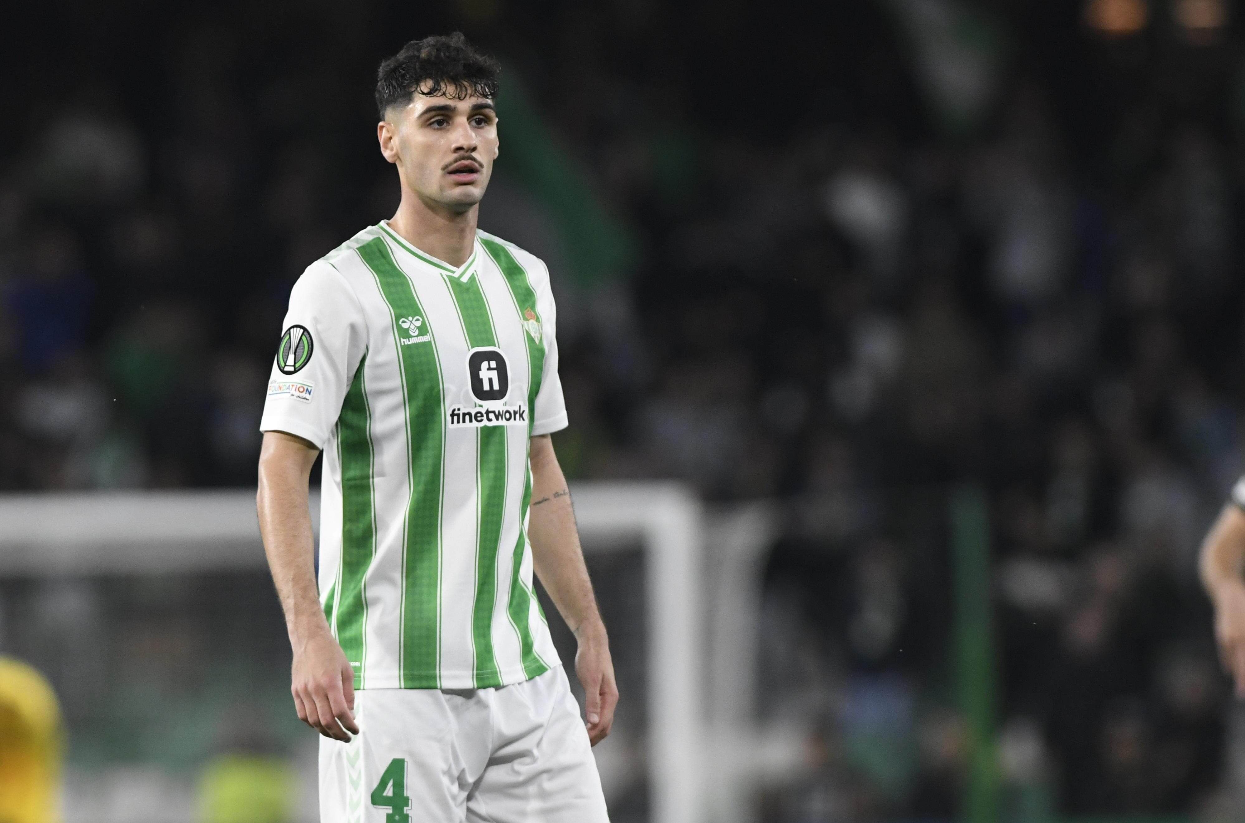 Johnny Cardoso, ante el Dinamo Zagreb en Conference