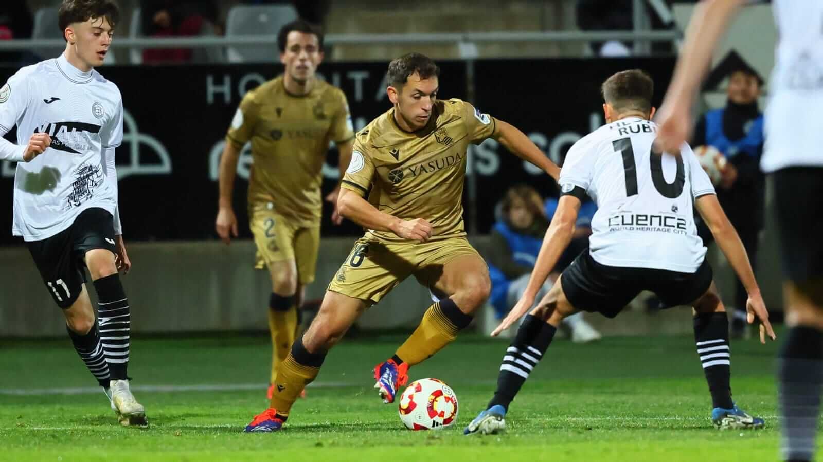  Jon Ander Olasagasti fue el más destacado de la Real Sociedad en Cuenca en Copa.