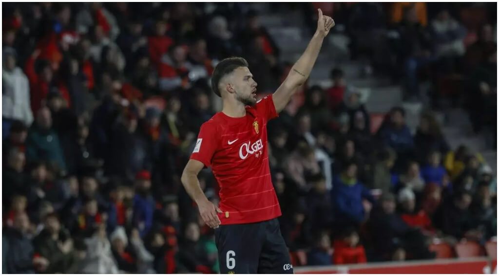 José Copete, durante un partido del Mallorca (foto: EFE).