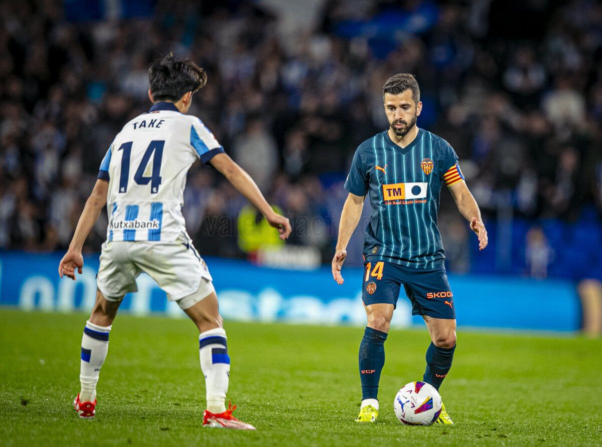  José Gayà, ante la Real Sociedad.