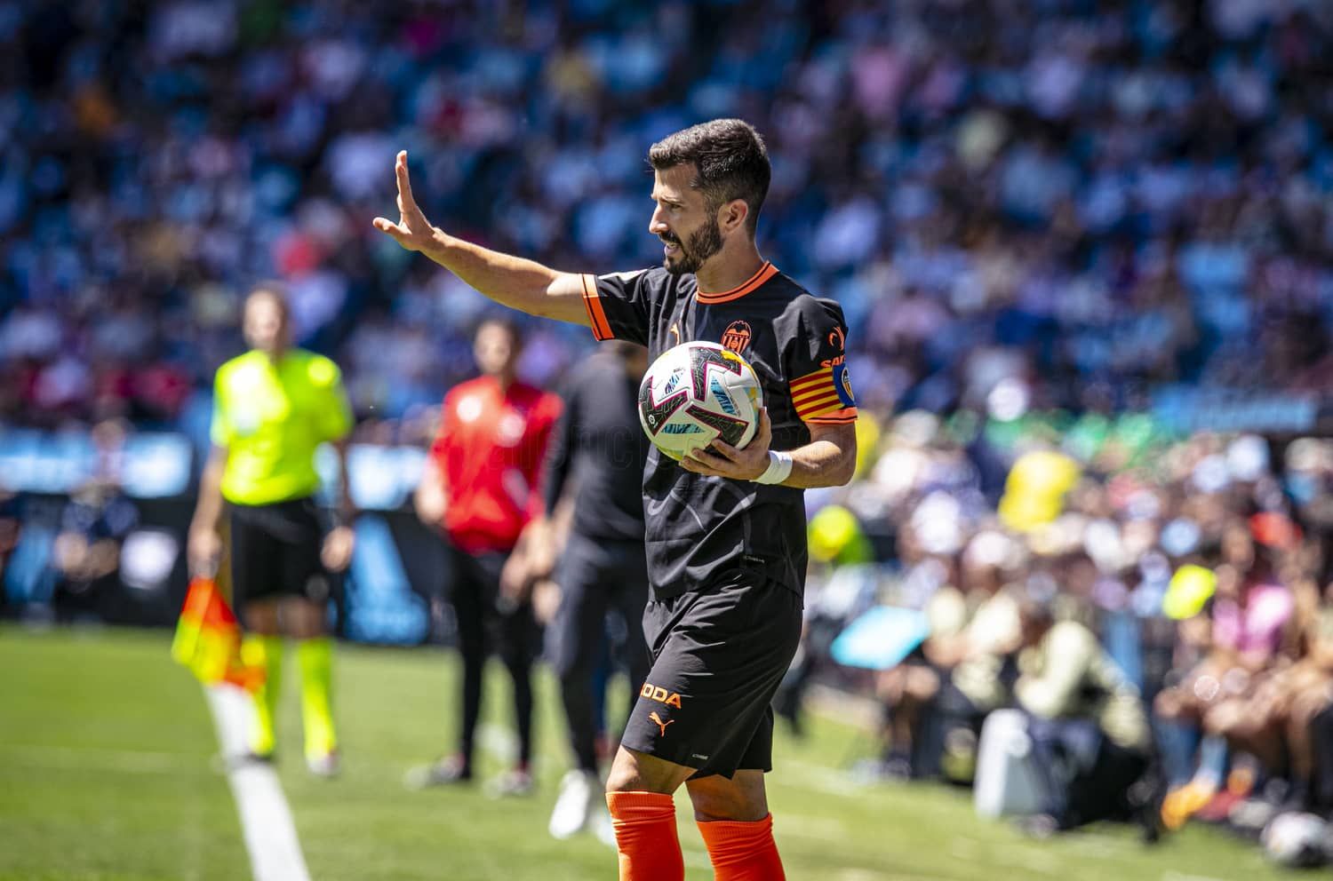 José Gayà, en el Celta - Valencia CF de la temporada pasada.