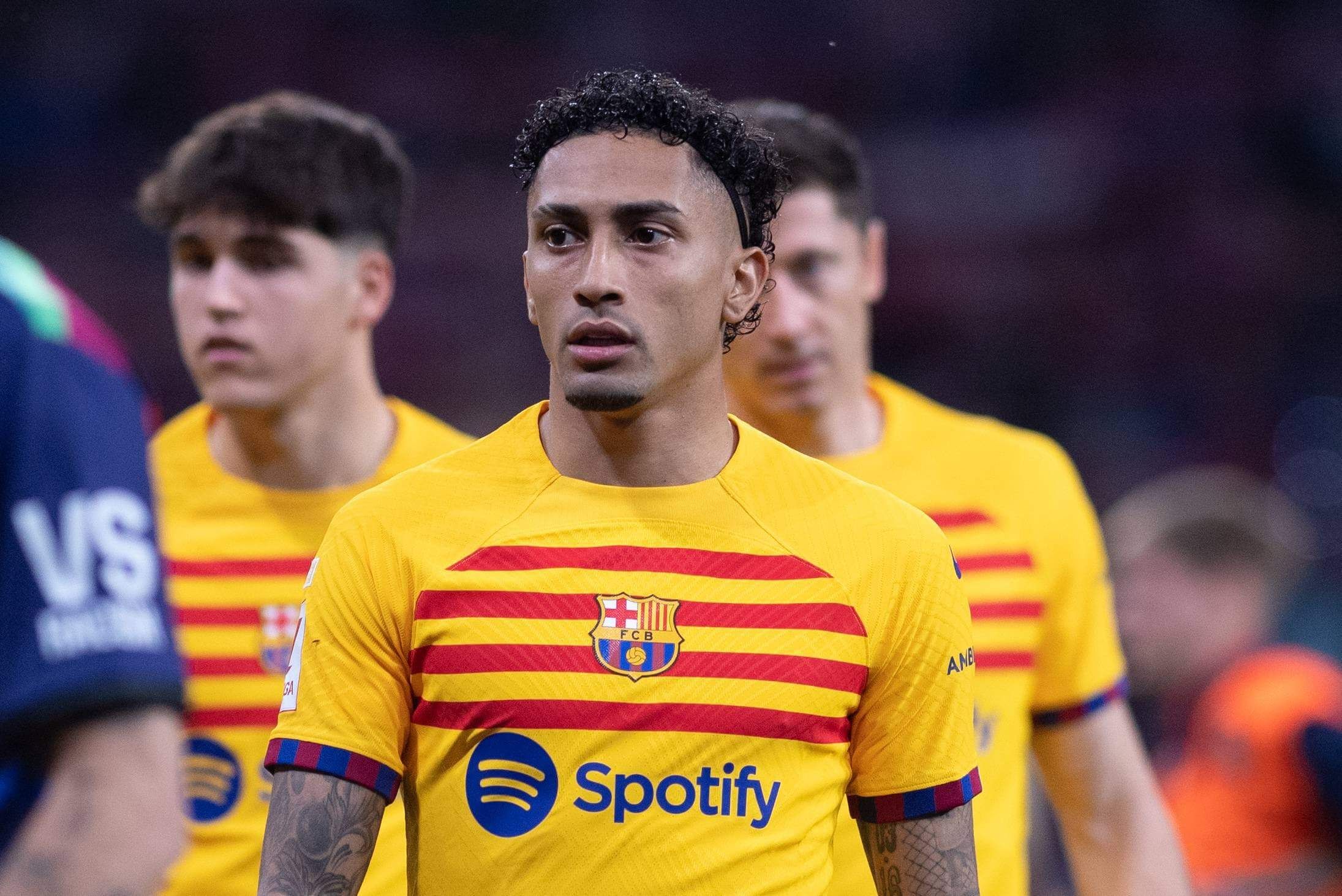  Raphinha, en un partido del Barcelona (FOTO: Cordón Press).