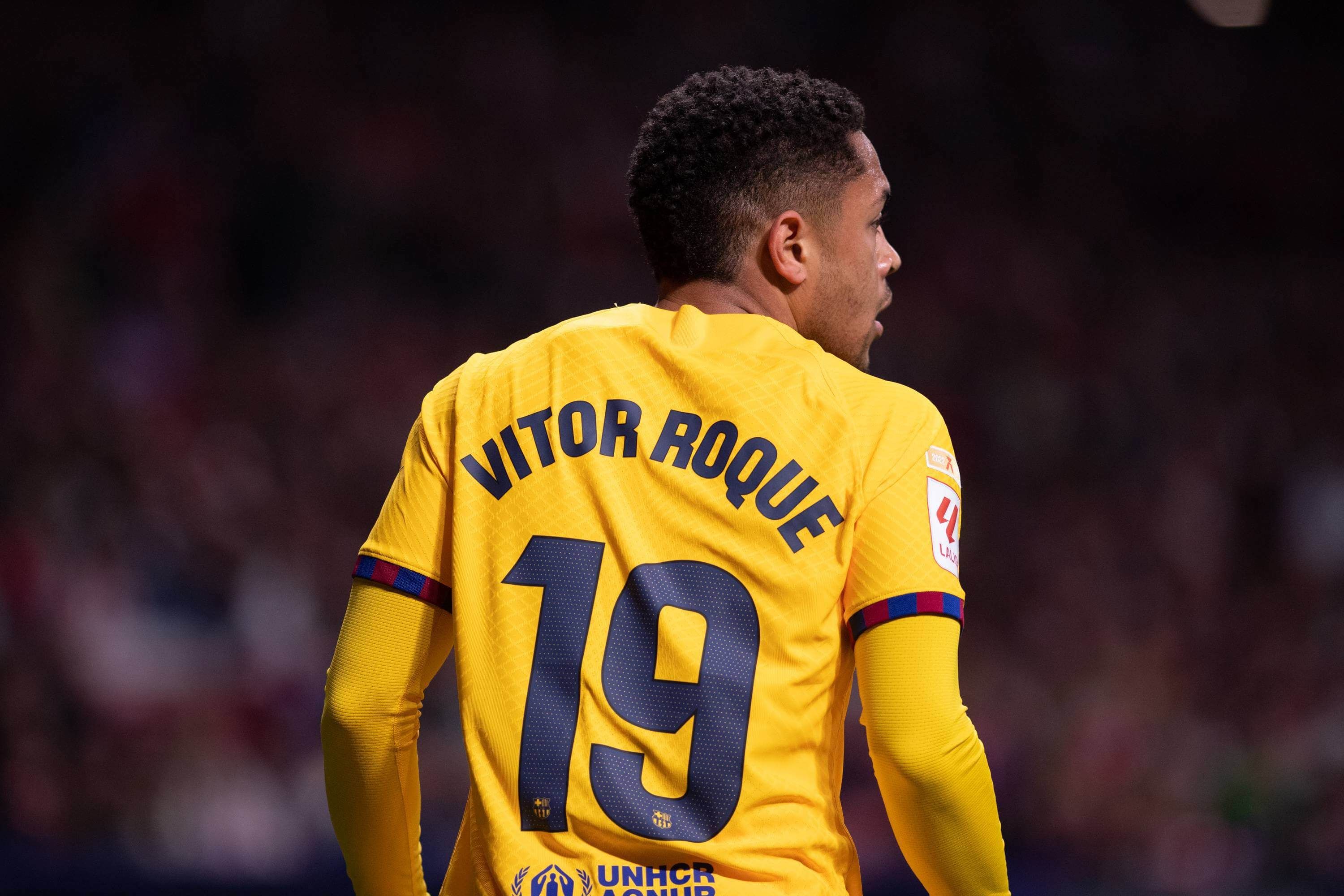  Vitor Roque, en un partido con el FC Barcelona.