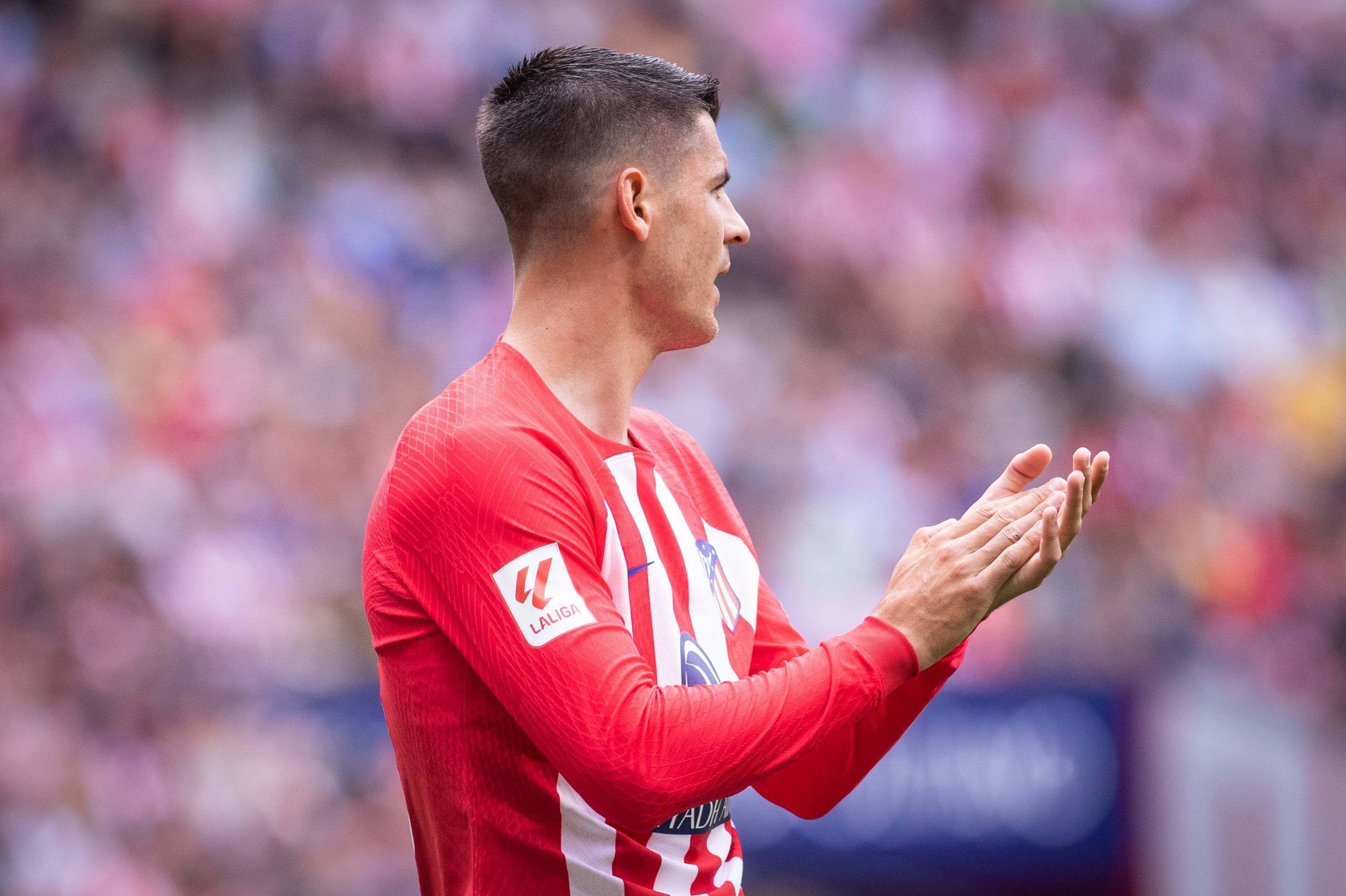  Álvaro Morata, en un partido del Atlético.