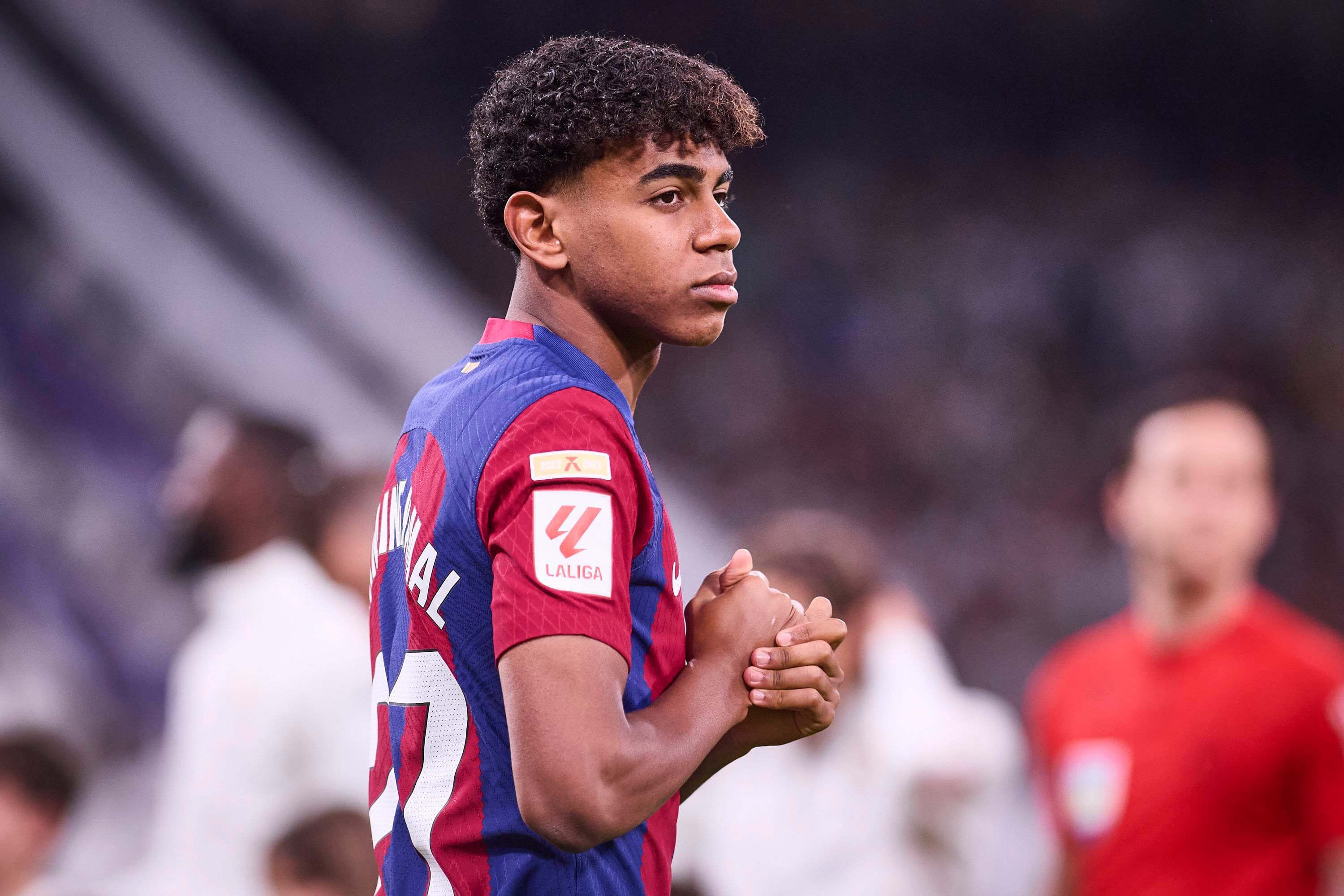 Lamine Yamal, en el Clásico contra el Real Madrid.