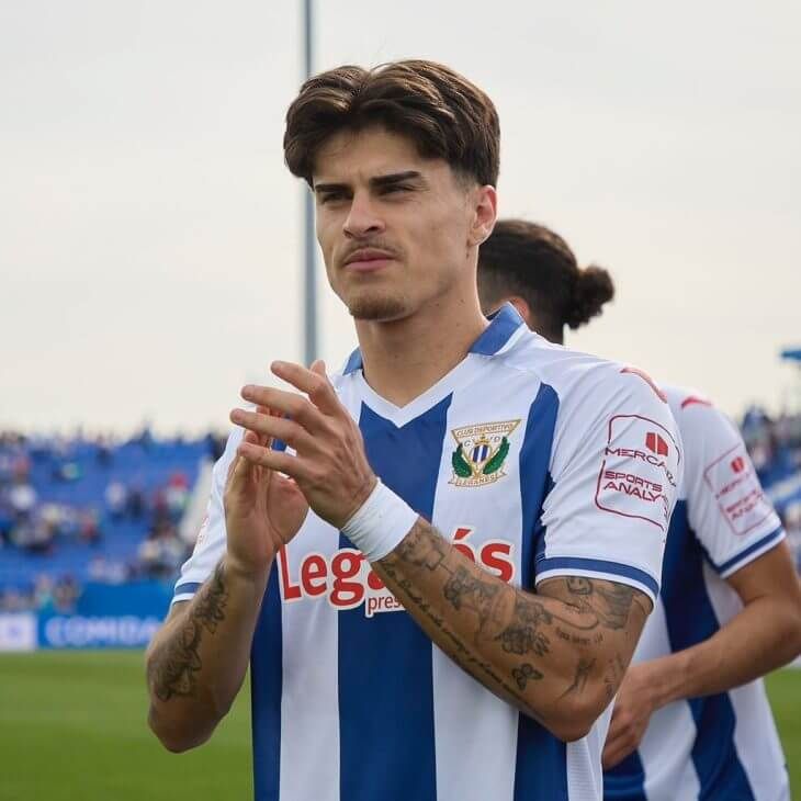  Juan Cruz con el CD Leganés (foto: CD Leganés).