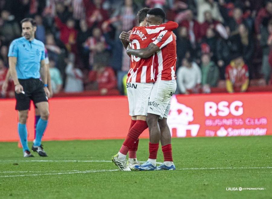 Juan Otero, tras su gol al Leganés.