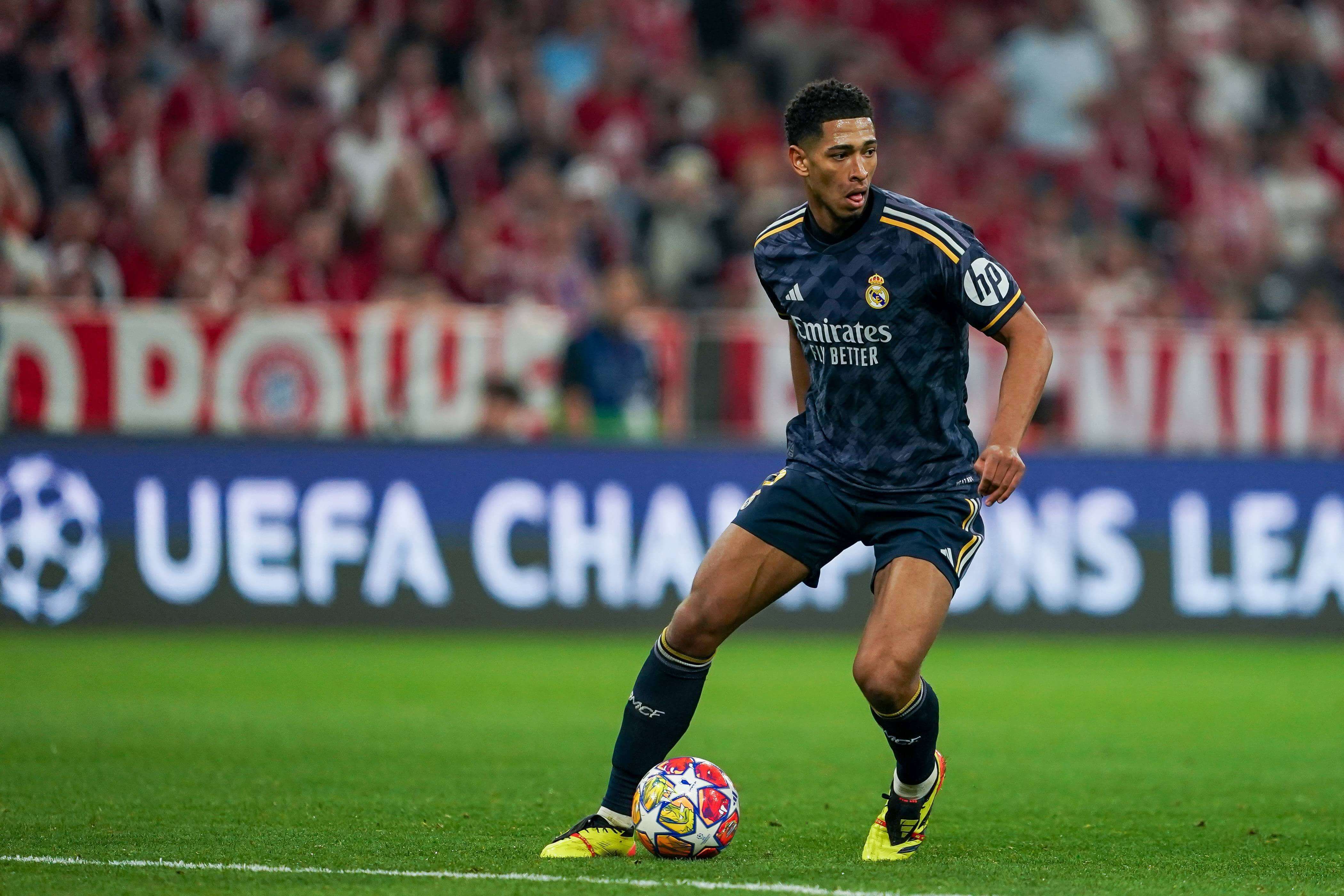 Jude Bellingham, durante el Bayern de Múnich-Real Madrid.