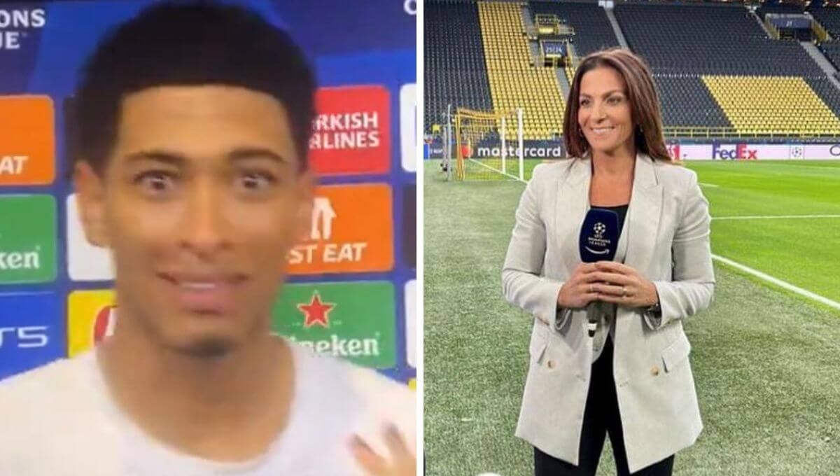  Jude Bellingham y Alessia Tarquinio.