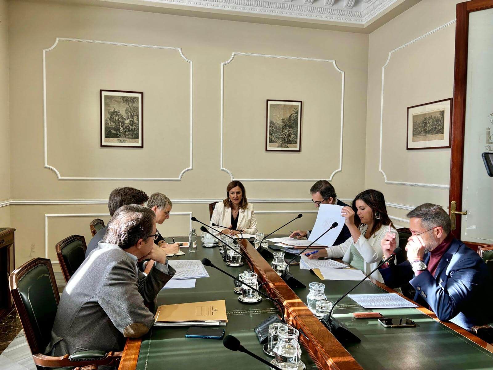 Junta de Portavoces reunidos para hablar sobre el Nou Mestalla