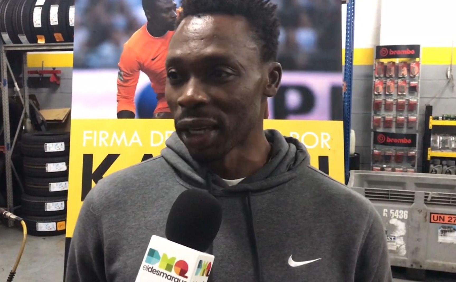 Carlos Kameni, en una entrevista con ElDesmarque.