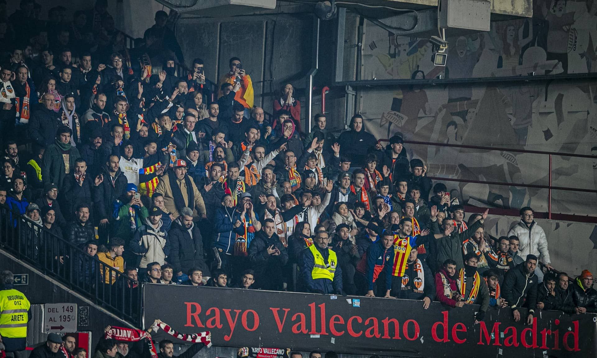  La afición, en el Rayo - Valencia CF.