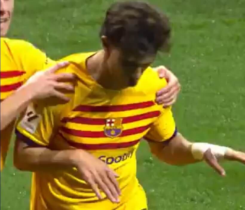  La celebración de Joao Félix tras marcar al Atlético.