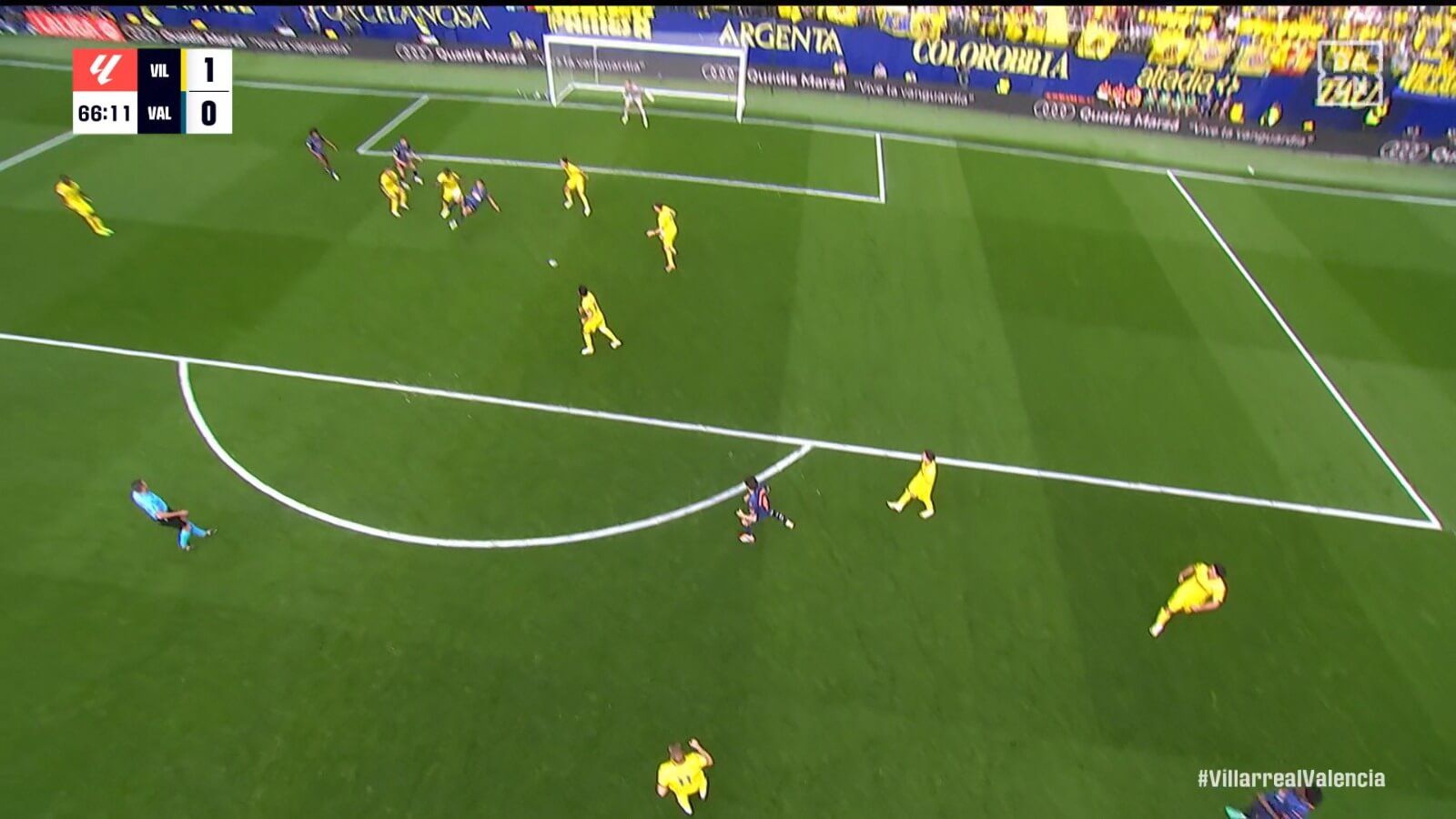  La chilena de Hugo Duro.