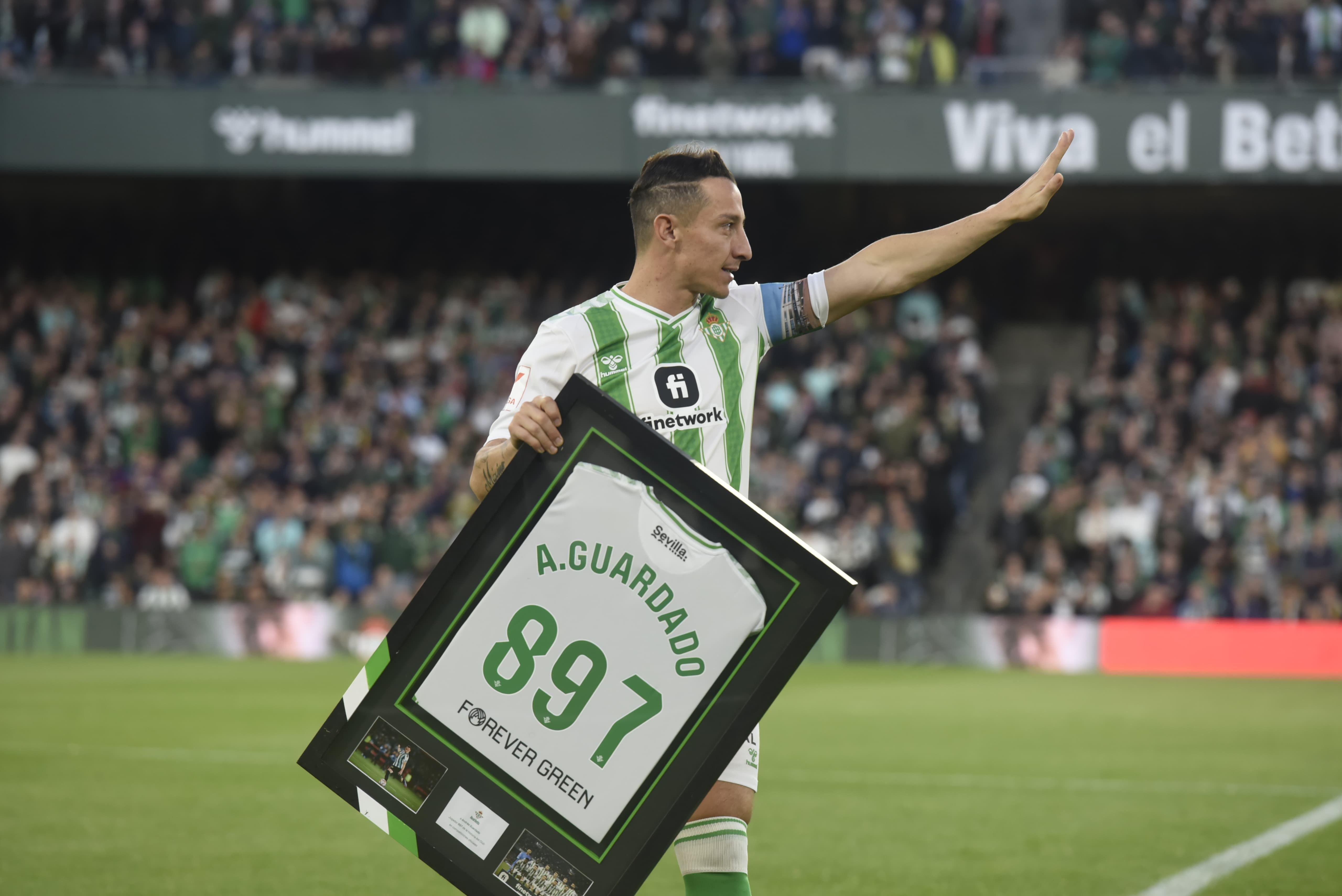  La despedida a Andrés Guardado en el Benito Villamarín