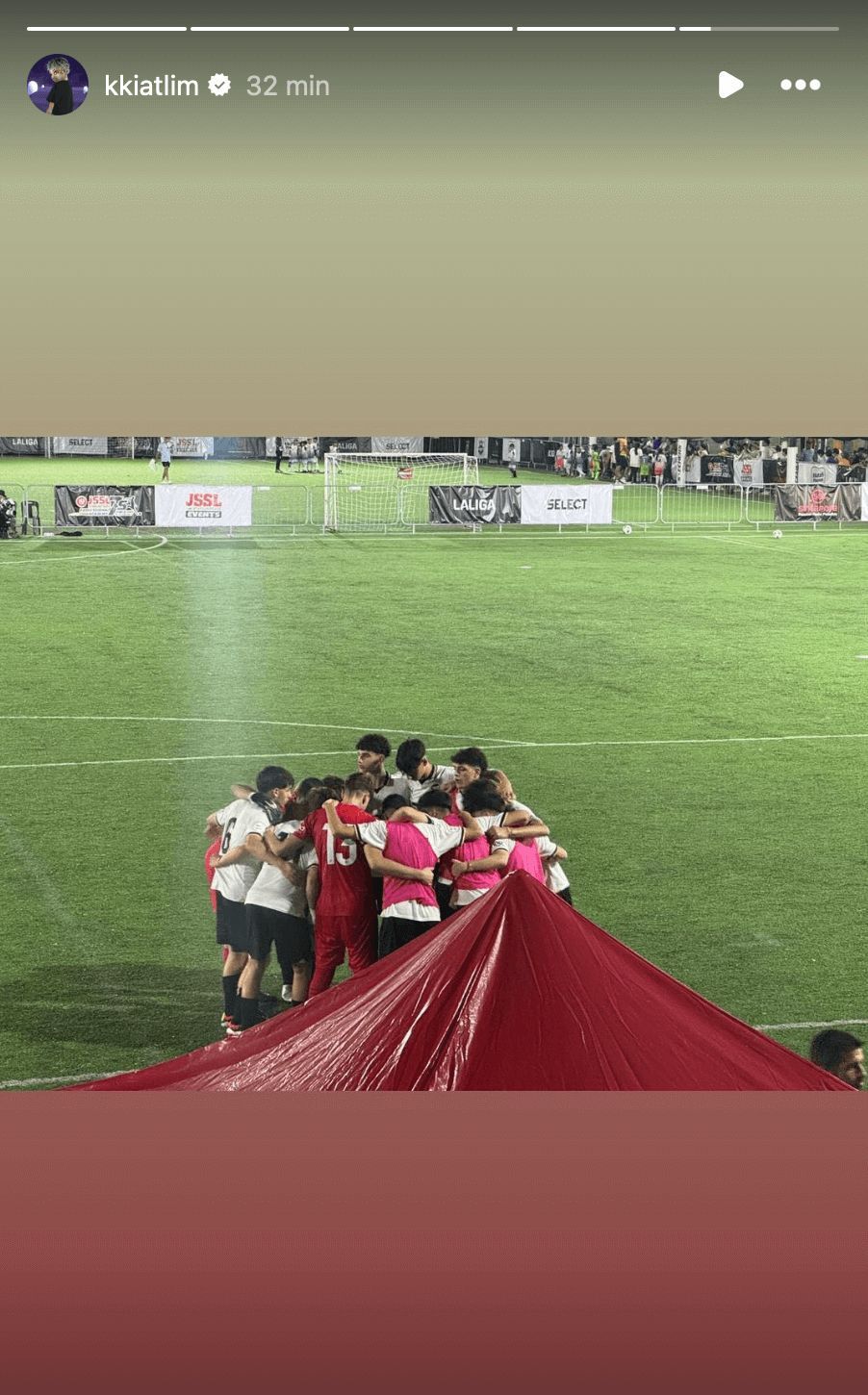  La historia de Kiat Lim en Instagram.