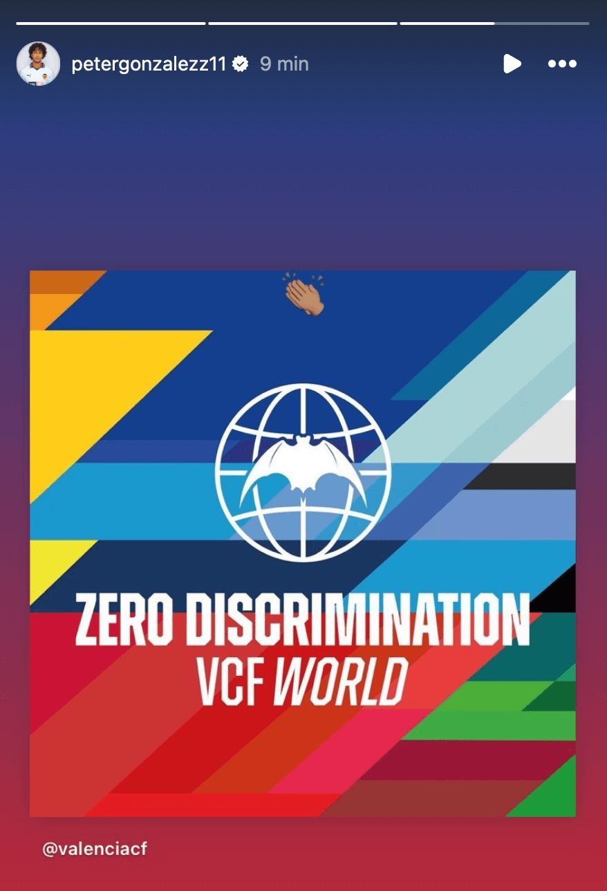 La historia que ha publicado Peter Federico en su Instagram.