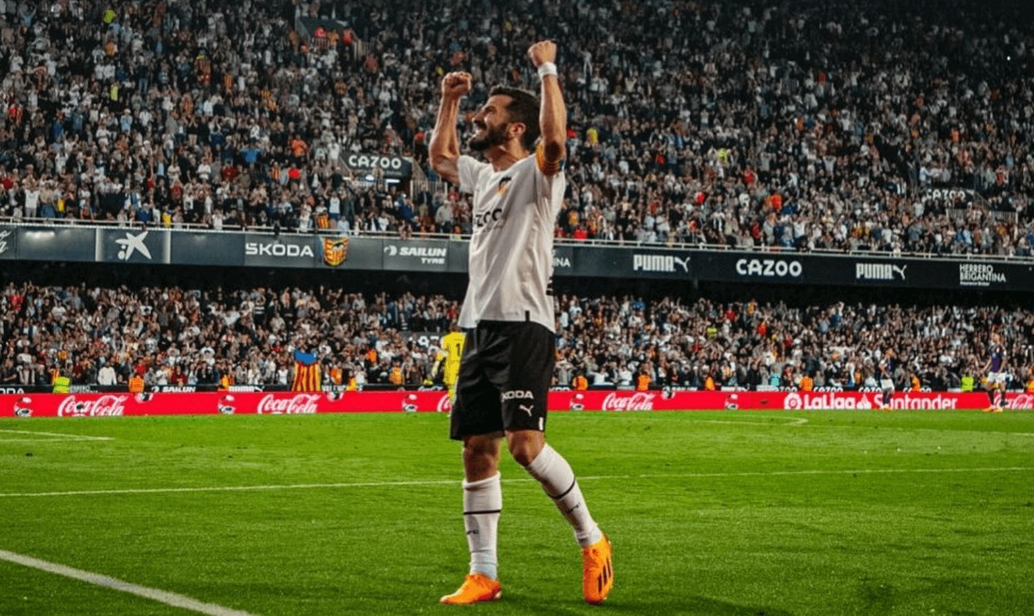 La imagen de José Gayà tras su lesión.