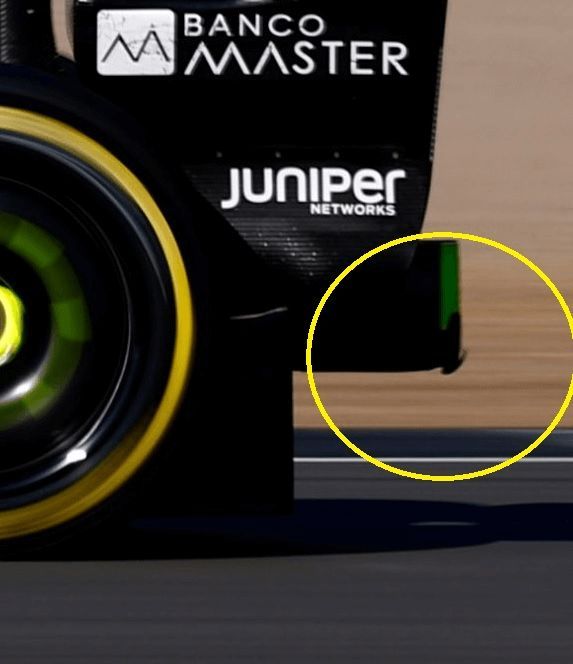 La nueva pletina que podría estar escondiéndo Aston Martin. (F1Technical)