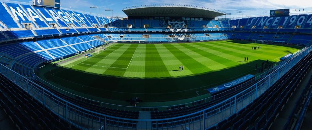  La Rosaleda, escenario del partido.