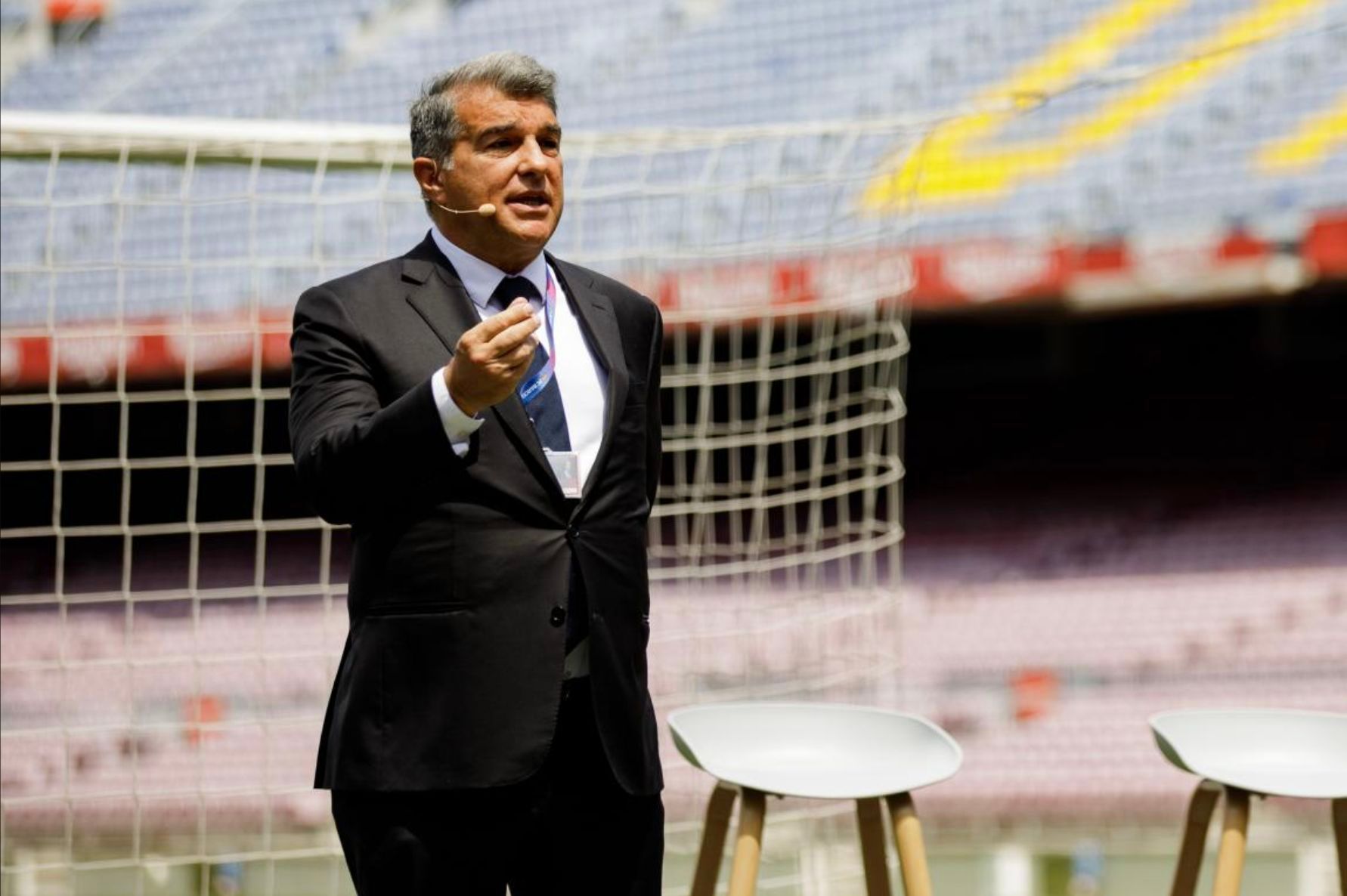 Joan Laporta, en un acto del Barça.