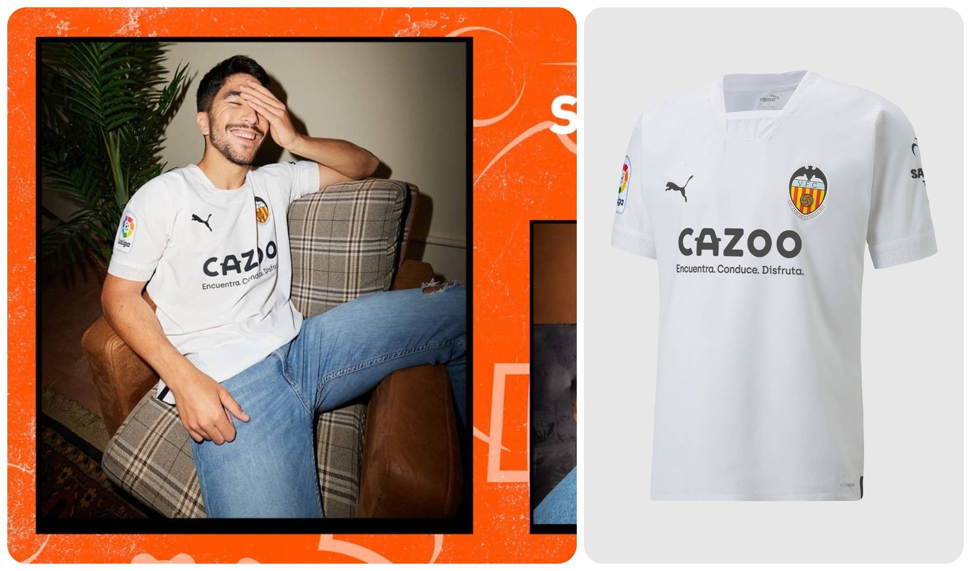  Llega la camiseta del Valencia CF 2022-23 oficial con Soler como protagonista