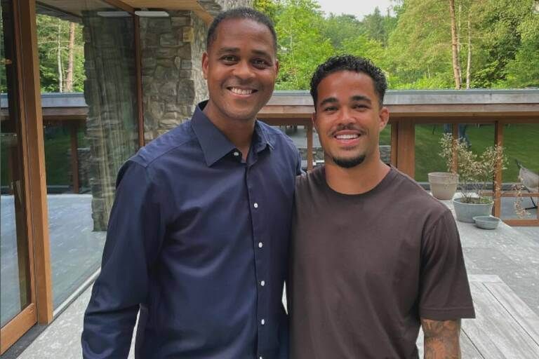  Los Kluivert, padre e hijo
